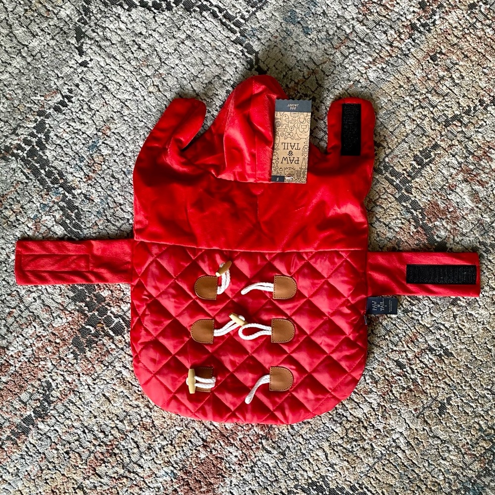 NWT!! Small Red Dog Jacket